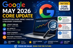 Google May 2026 Core Update: Complete SEO Guide, Impact Analysis & Recovery Strategies